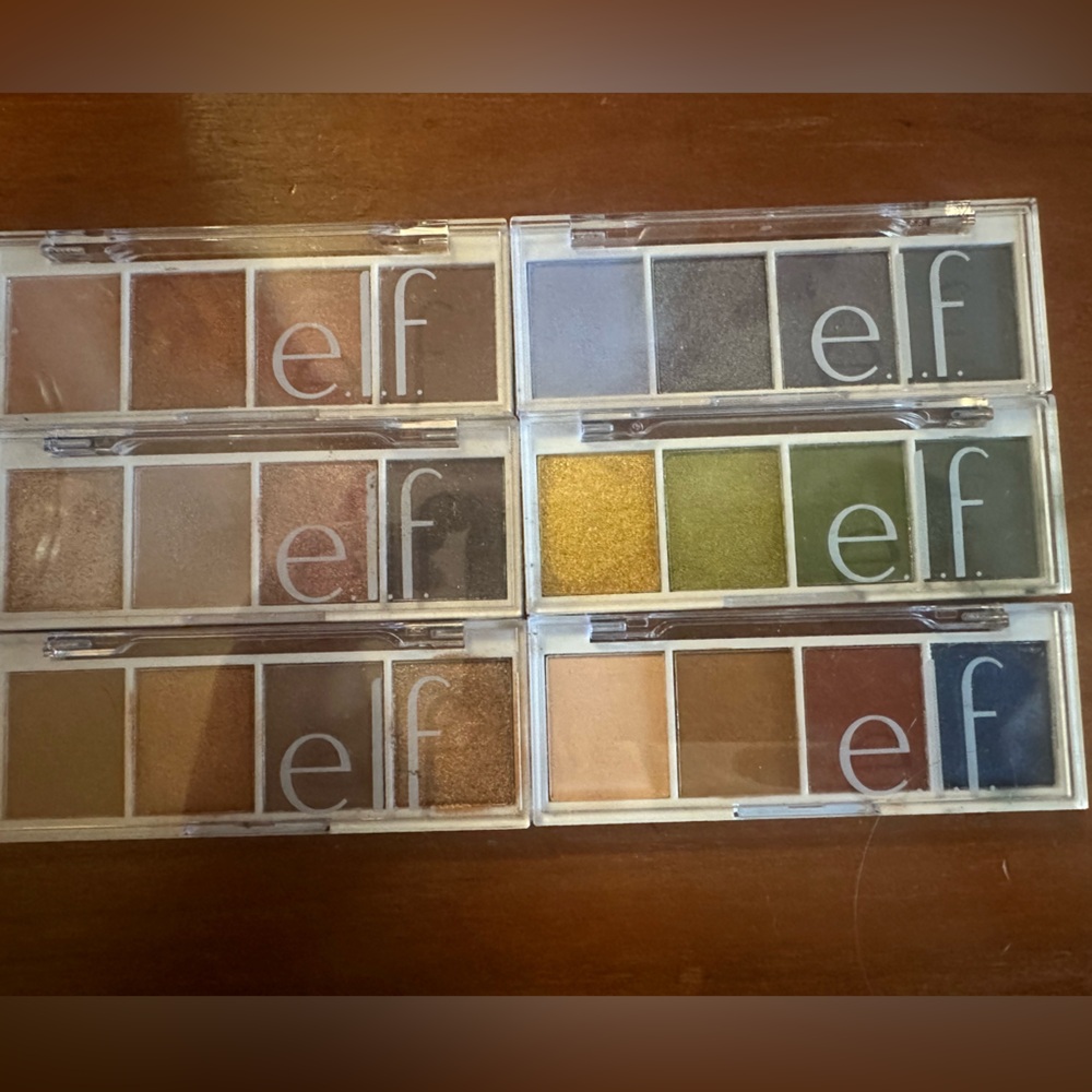 Bundle of 6 ELF bite sized palettes